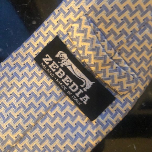ZEBEDIA MILANO Men's Silk Tie - Picture 2 of 3